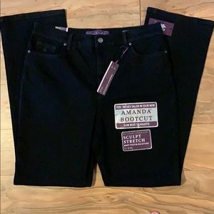 NWT GLORIA VANDERBILT AMANDA BOOTCUT STRETCH JEANS